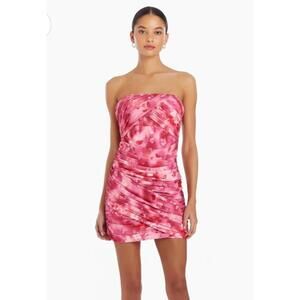 AMANDA UPRICHARD Levi Mini Dress in Roya nwot